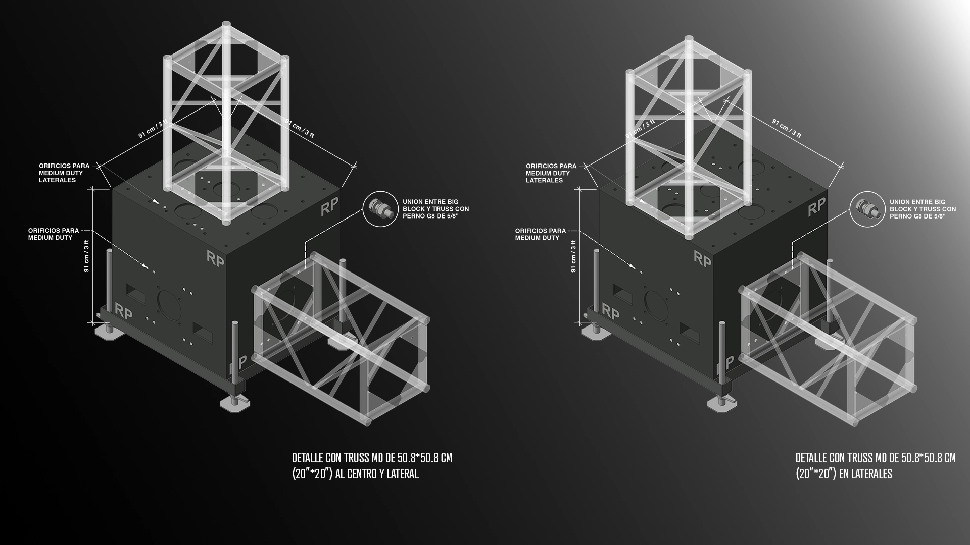 CONTRAPESOS 1700 KG METÁLICOS EN CANCÚN